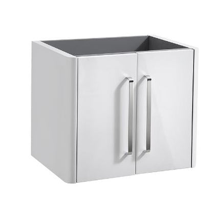 Essentials Superb 600x390mm Double Door Wall Mounted Unit Unit in White Gloss