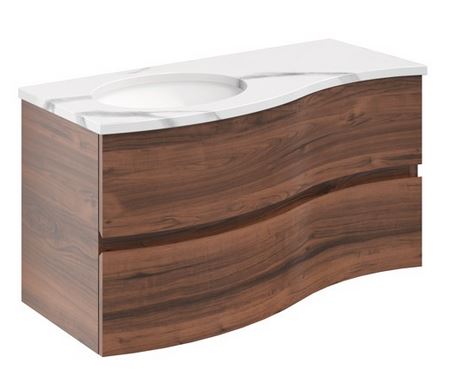 Crosswater Svelte 100 Unit American Walnut