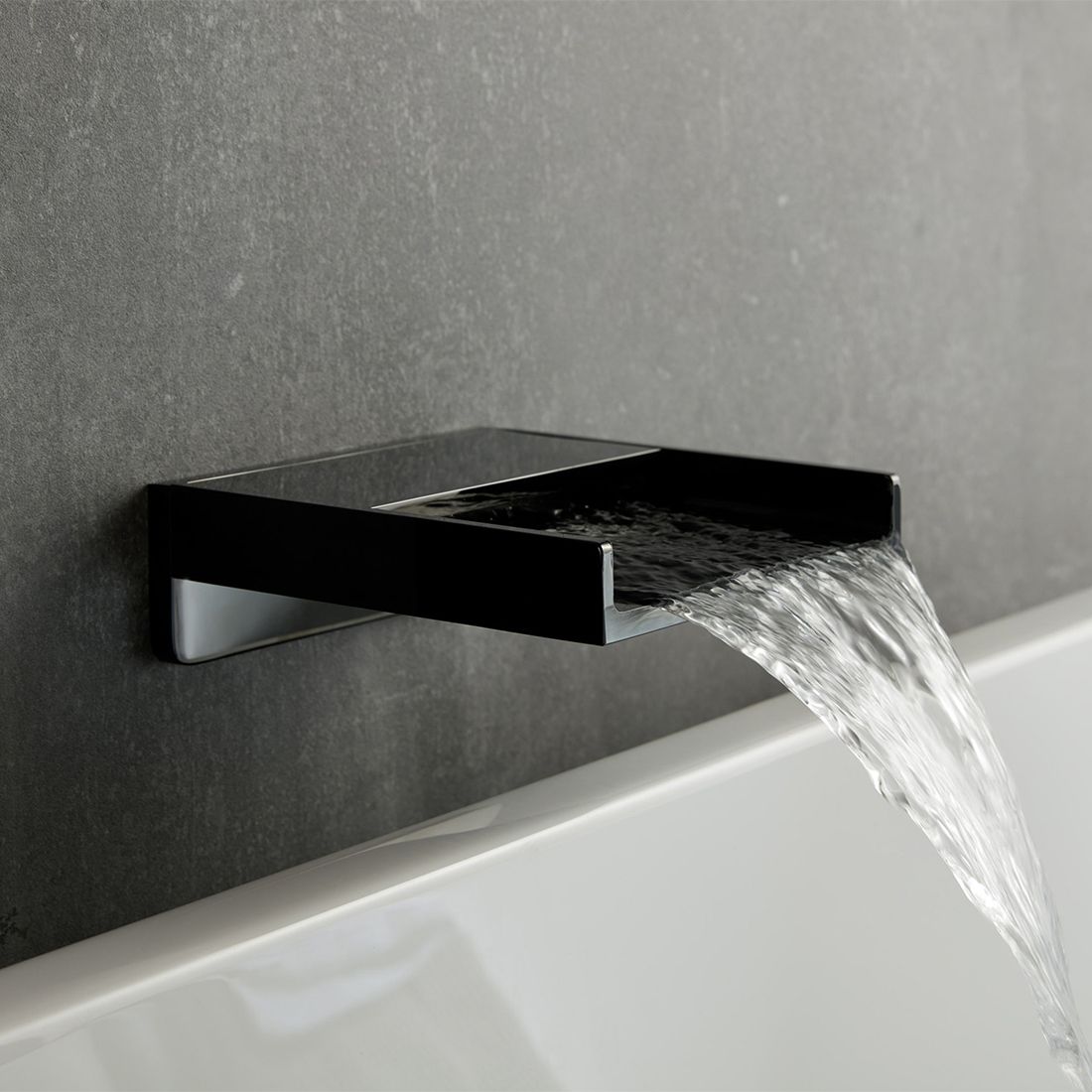 VADO Synergie Wall Mounted Waterfall Bath Spout