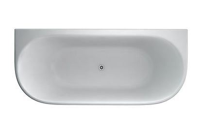 Burlington Avantgarde Roll Top Bath With Black Claw Feet
