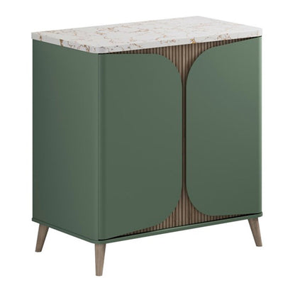 Crosswater Tambour 800mm Floor Standing Vanity With Doors with Worktop