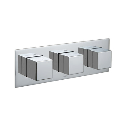 VADO Tablet Notion - 3 Outlet Thermostatic Valve All-Flow