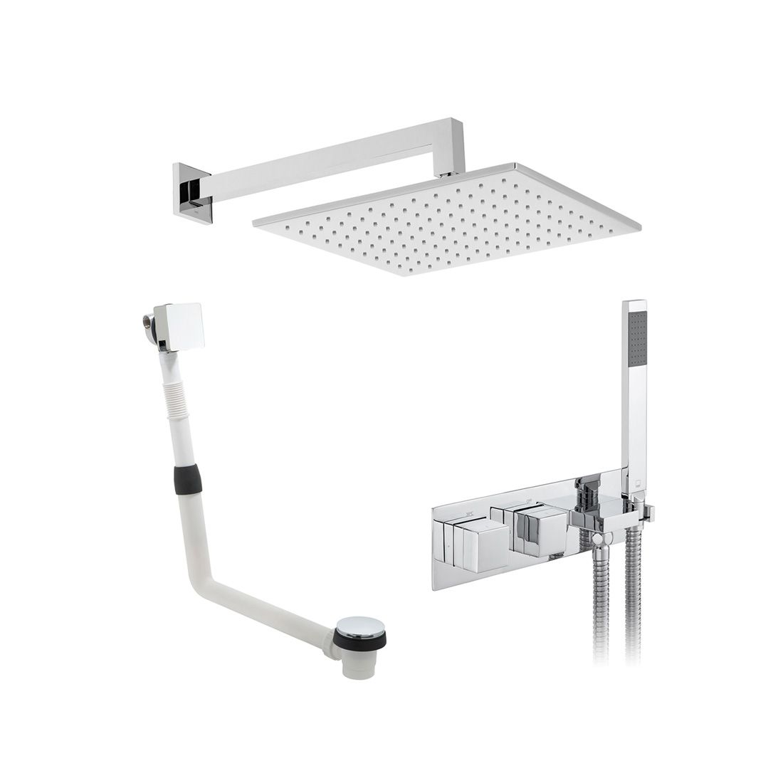 VADO Tablet Notion -3 Outlet Thermostatic Shower Set