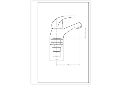 SW6 Koral Chrome Bath Taps High Shine Polished Chrome Finish
