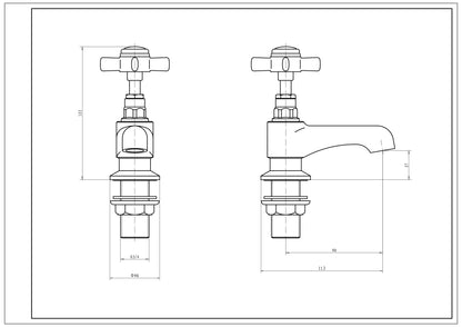 Transform your bathroom space with SW6 Klassique Bath Taps