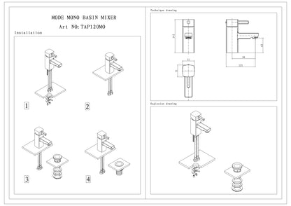 Get Contemporary Style with SW6 Mode Mono Basin mixer