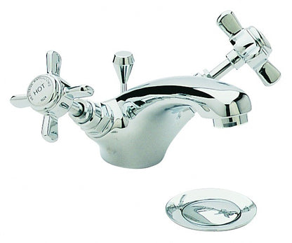 Heritage Dawlish Basin Mixer With Pop Up Basin Waste