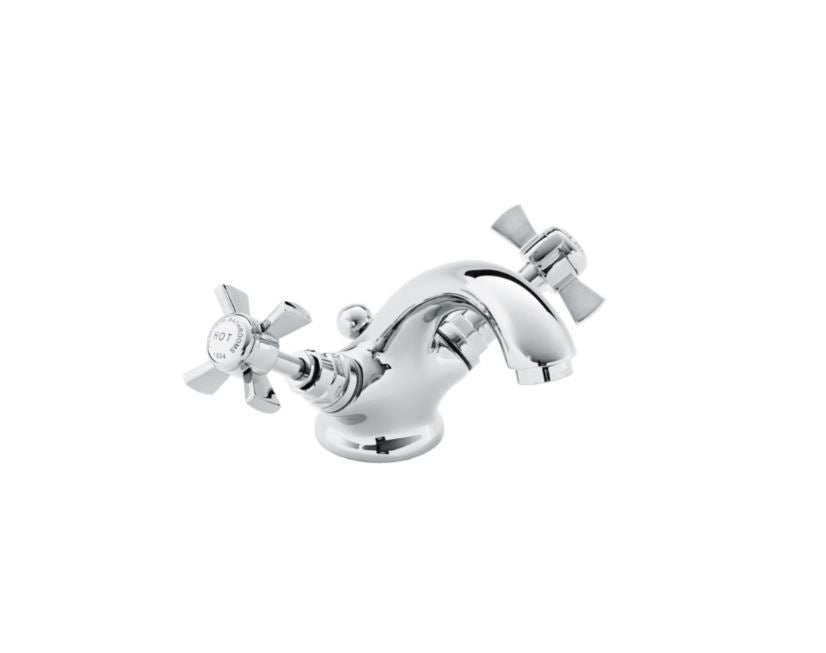 Heritage Dawlish Basin Mixer With Pop Up Basin Waste