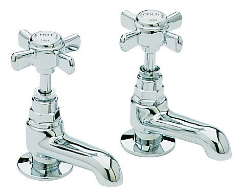 Heritage Dawlish Short Nose Basin Taps (pair)