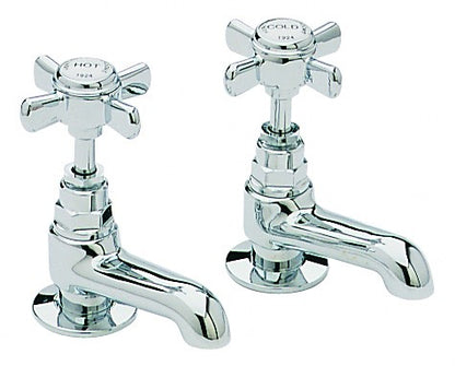Heritage Dawlish Short Nose Basin Taps (pair)