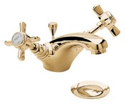 Heritage Dawlish Basin Mixer With Pop Up Basin Waste