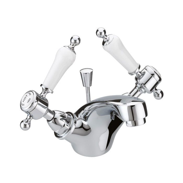 Heritage Glastonbury Basin Mixer w/ Pop Up Basin Waste
