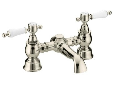 Heritage Glastonbury Deck Mounted Bath Filler Vintage Gold