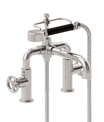 Lefroy Brooks Ten Ten Deck Mounted Bath Shower Mixer With Handwheels TH1110CP Chrome