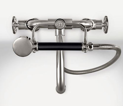 Lefroy Brooks Ten Ten Deck Mounted Bath Shower Mixer With Handwheels TH1110CP Chrome