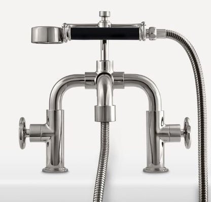 Lefroy Brooks Ten Ten Deck Mounted Bath Shower Mixer With Handwheels TH1110CP Chrome