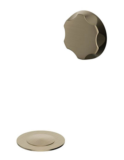 Heritage Bath Pop up waste Brushed Brass