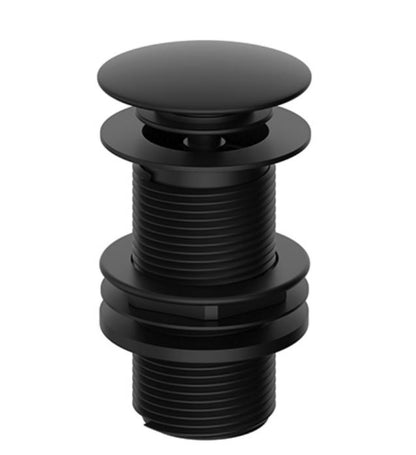 Push Button Basin Waste Black
