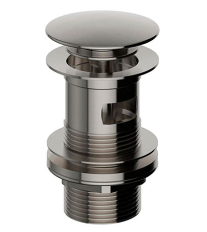 Push But Basin Waste Brushed Nickel