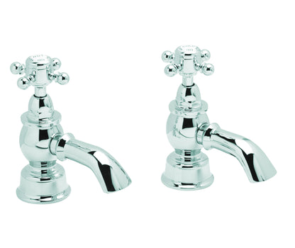 Heritage Hartlebury Bath Taps (pair) with 3 Tap Holes
