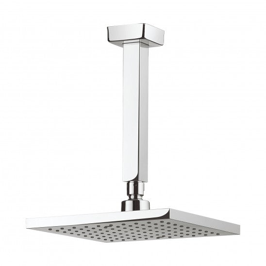 Crosswater Essential Planet 200mm Fixed Head w/ Ceiling Arm