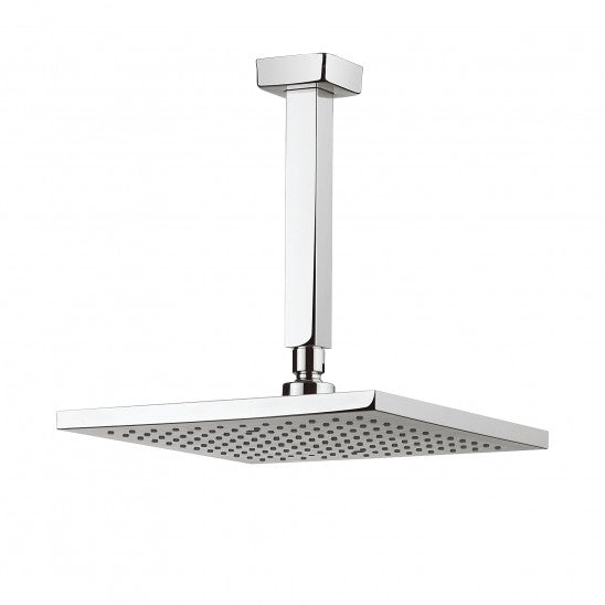 Crosswater Essential Planet 250mm Square Head w/ 200mm Arm