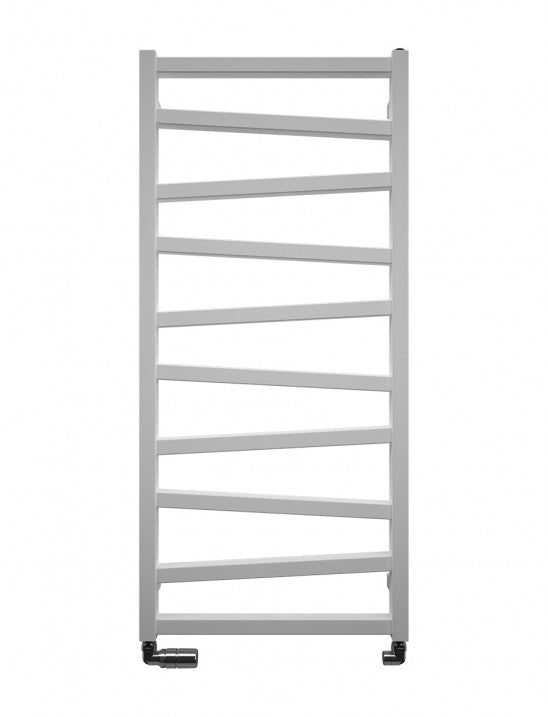 Crosswater Wedge Towel Rail 1096 x 500 Soft White Matte