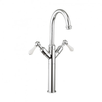 Crosswater Belgravia Lever Tall Monobloc Basin Mixer -Chrome