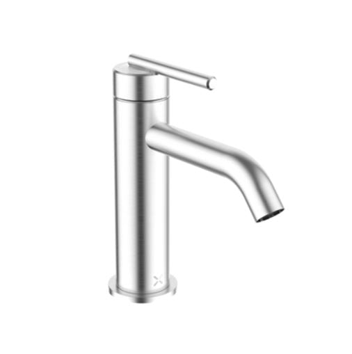 Crosswater 3one6 Lever Mono Basin Mixer - Stainless Steel Finish