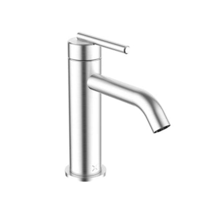 Crosswater 3one6 Lever Mono Basin Mixer - Stainless Steel Finish
