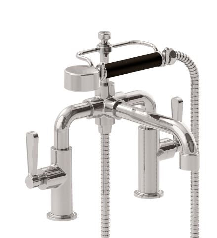 Lefroy Brooks Ten Ten Deck Mounted Bath Shower Mixer With Levers TL1110CP Chrome