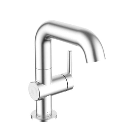 Crosswater 3one6 Side Lever Basin Mixer - Stainless Steel