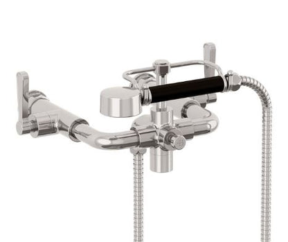 Lefroy Brooks Ten Ten Wall Mounted Bath Shower Mixer With Levers TL1161AG Antique Gold