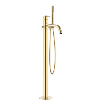 Crosswater 3ONE6 Lever Floor Standing Bath Filler Brushed Brass