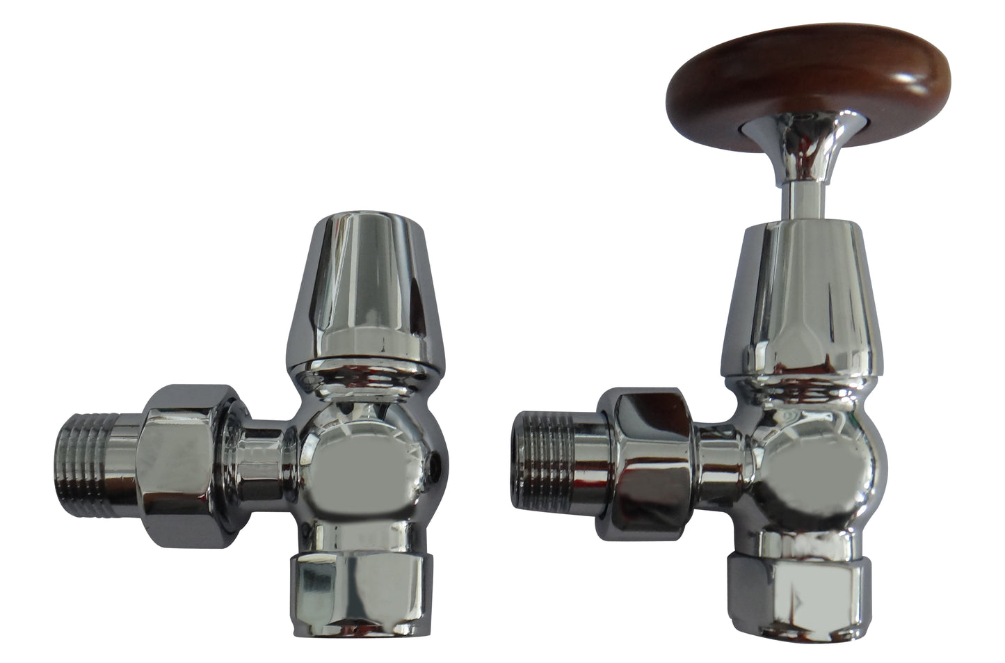 SW6 Traditional Valves (Pair) Angled Chrome
