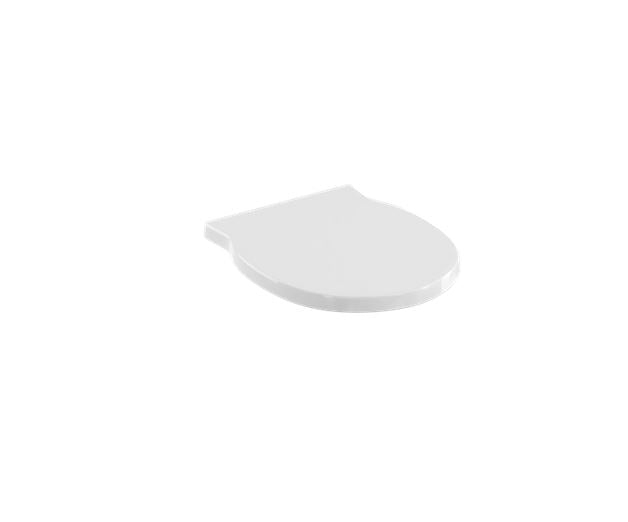 Trim Soft Close WC Toilet Seat - White Gloss Finish