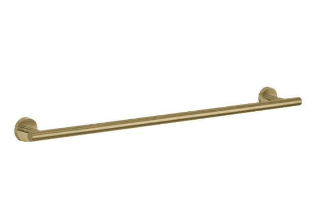 3ONE6 Wall Mounted Towel Rail in Brushed Brass Finish