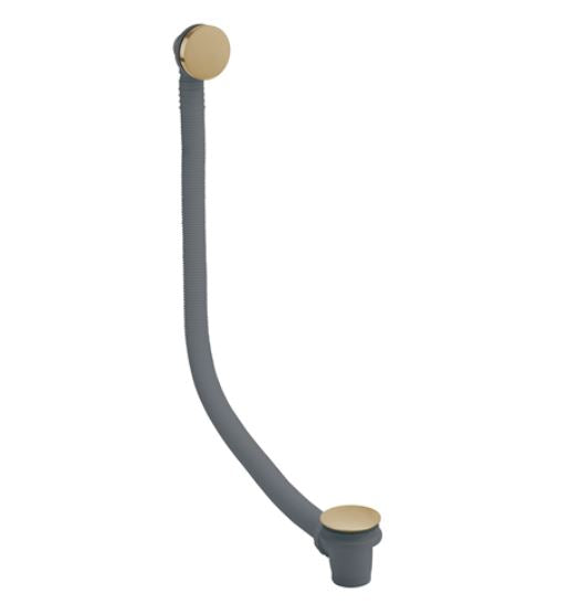 Crosswater 3ONE6 Click Clack Bath Waste Brushed Brass