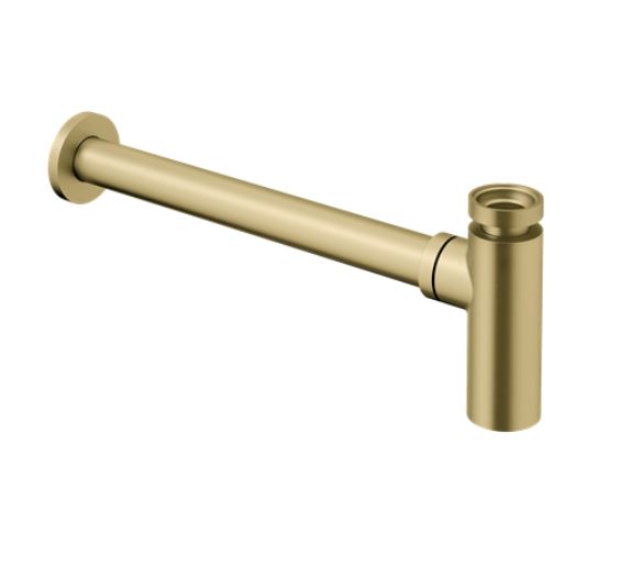 3ONE6 Brushed Brass Bottle Trap w/ 400mm Extension tube