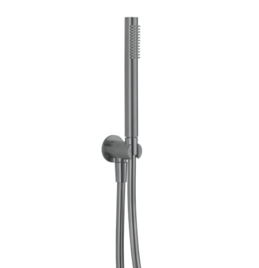Crosswater 3ONE6 Wall Outlet, Handshower & Hose - Slate