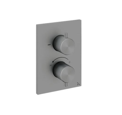 Crosswater 3ONE6 Shower Trim Set With 1 Outlet Slate
