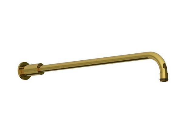 Lefroy Brooks Modern Long Projection Arm - Antique Gold