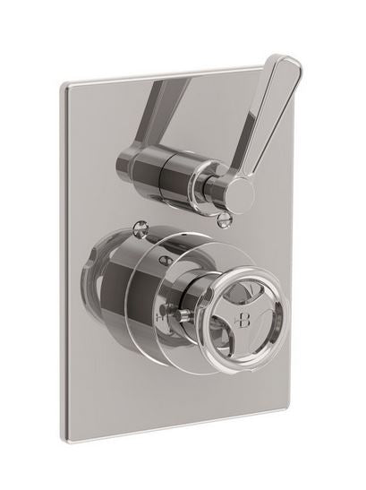 Lefroy Brooks Ten Ten Concealed Single Control Thermostatic Shower Valve TT8706AG Antique Gold