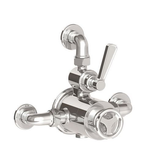 Lefroy Brooks Ten Ten exposed single control thermostatic shower valve - Chrome