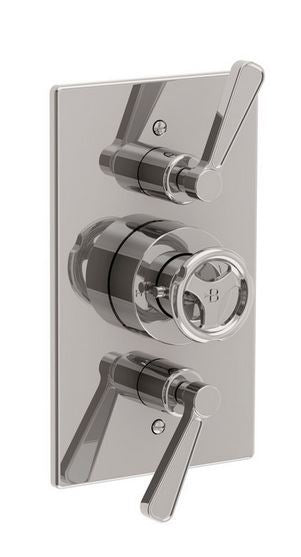 Lefroy Brooks Ten Ten Concealed Dual Control Thermostatic Shower Valve - Chrome