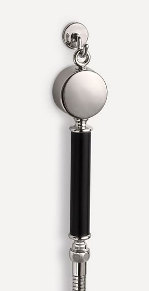 Lefroy Brooks Ten Ten Thermostatic Shower Valve With 8" Rose & Hand Shower SIlver Nickel