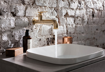 Crosswater UNION Single Hole Wall Basin Mixer w/ Lever