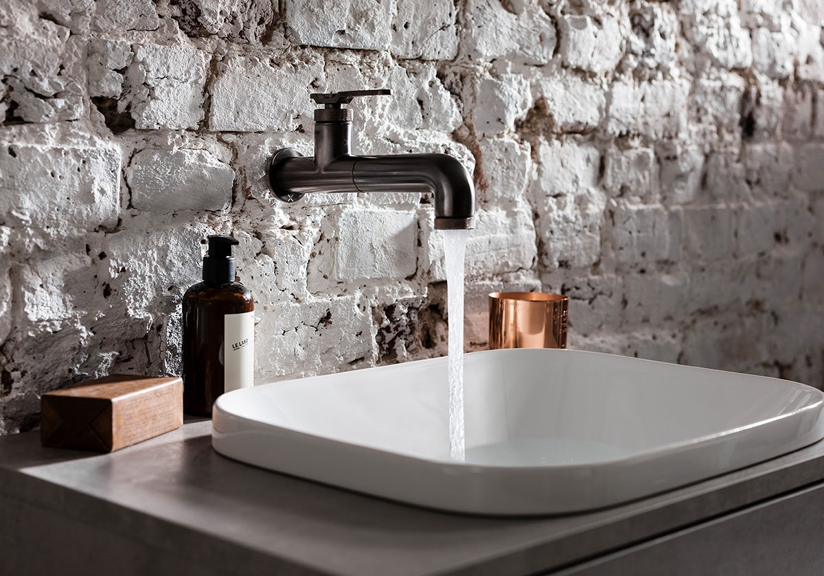 Crosswater UNION Basin Mixer w/ Lever Brushed Brass