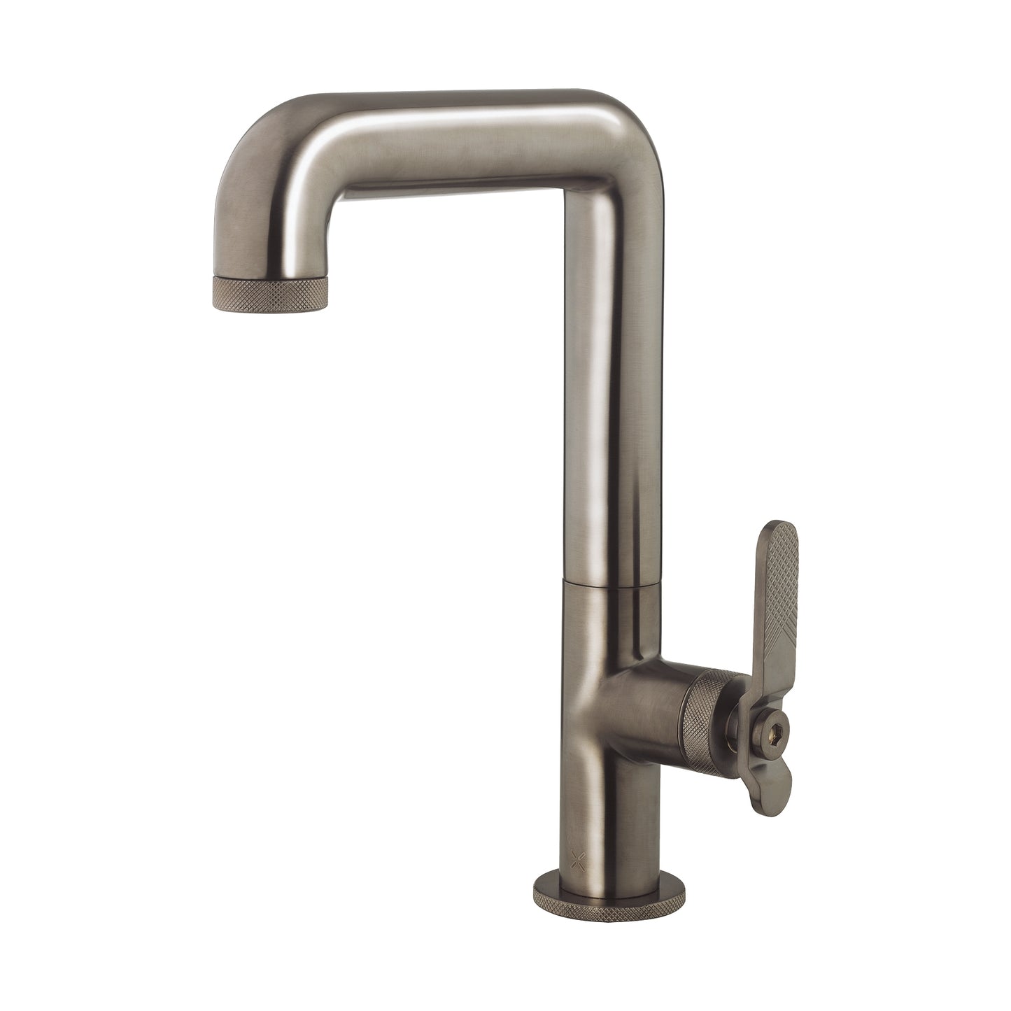Crosswater UNION Tall Mono Basin Mixer Brushed Black Chrome