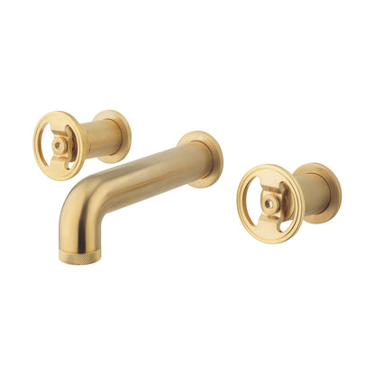 Crosswater UNION 3-Hole Wall Basin Mixer, Hand Wheel